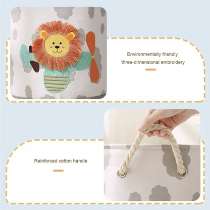 Lion Storage Basket - Toys Organizer - Just Kidding Store