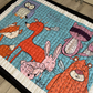 Oversized Play Mat - Quilted Anti Skid Carpet - Forest Friends - Just Kidding Store