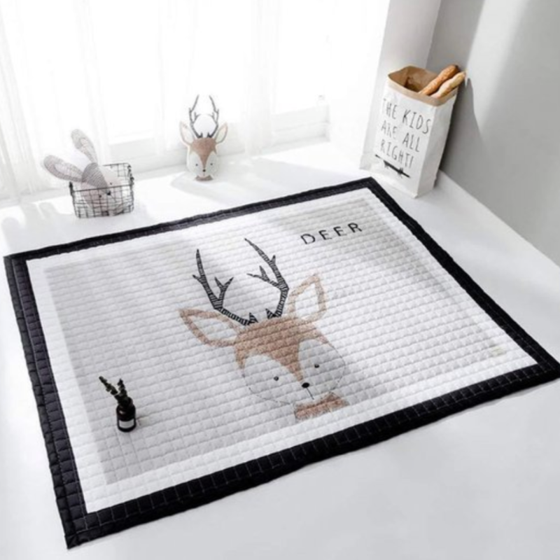 Oversized Play Mat - Quilted Anti Skid Carpet - Just Kidding Store