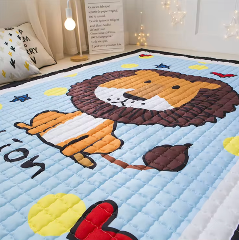 Oversized Kids Play Mat - Quilted Anti Skid Carpet - Just Kidding Store