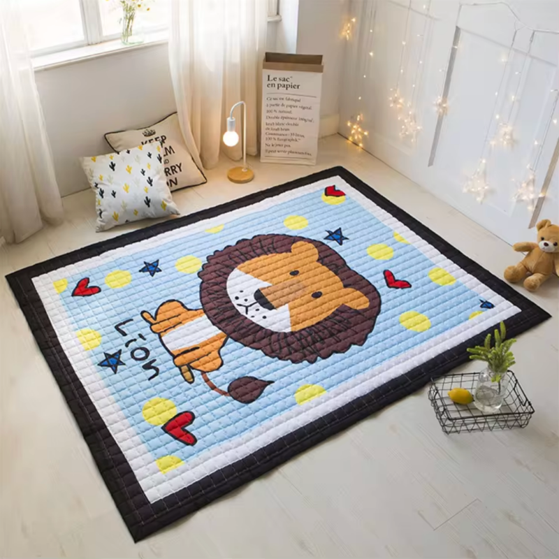 Oversized Kids Play Mat - Quilted Anti Skid Carpet - Just Kidding Store
