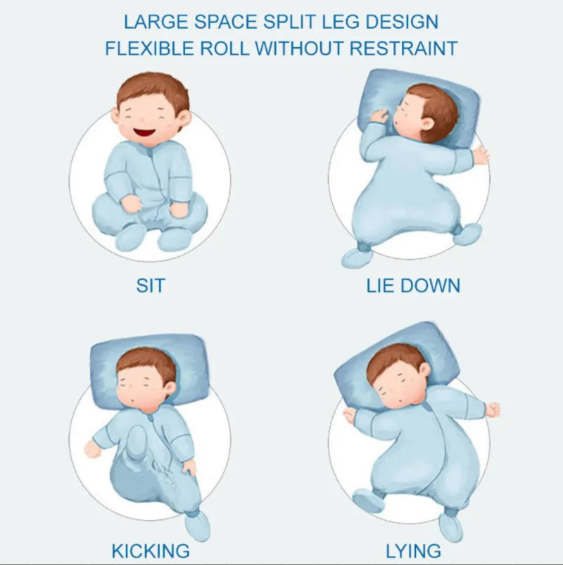 Split Leg Sleep Sack - Detachable Sleeve Sleeping Bag - 3 Thickness Option - Just Kidding Store