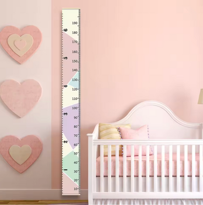 Geometric Shapes Kids Growth Chart - Just Kidding Store