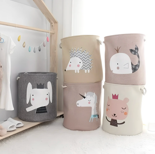 Toy Storage  Basket With Handles - Just Kidding Store