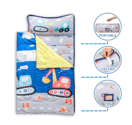 Toddler Nap Mat - Sleeping Envelope With Pillow - Just Kidding Store