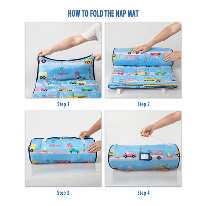 Toddler Nap Mat - Sleeping Envelope With Pillow - Just Kidding Store