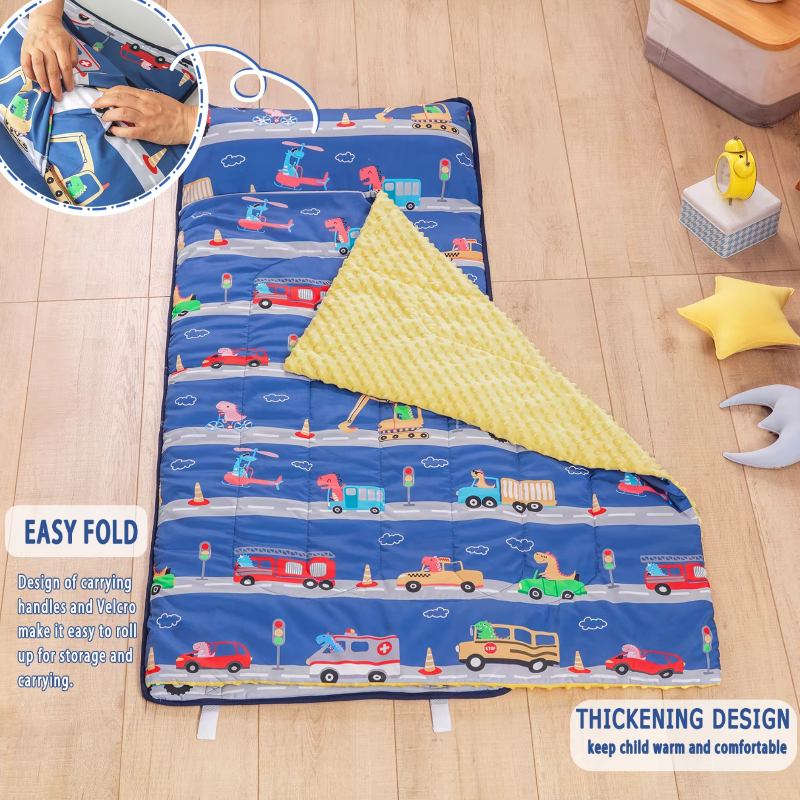 Toddler Nap Mat - Sleeping Envelope With Pillow - Just Kidding Store