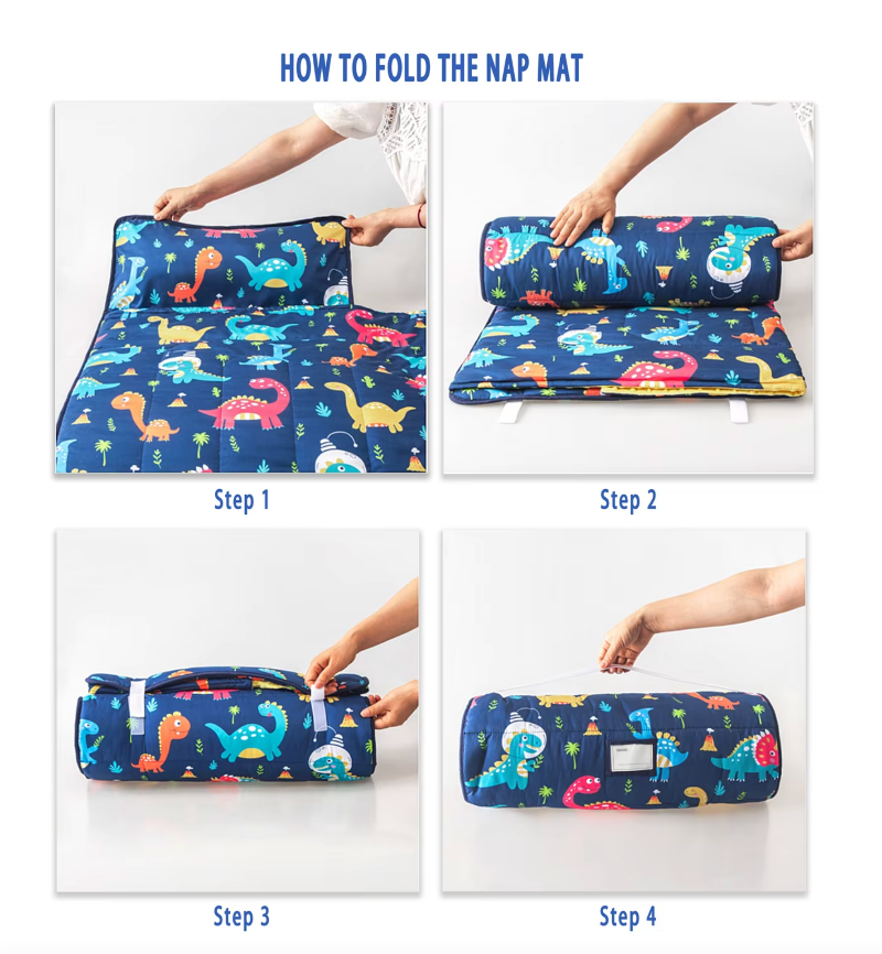 Toddler Nap Mat - Sleeping Envelope With Pillow - Just Kidding Store