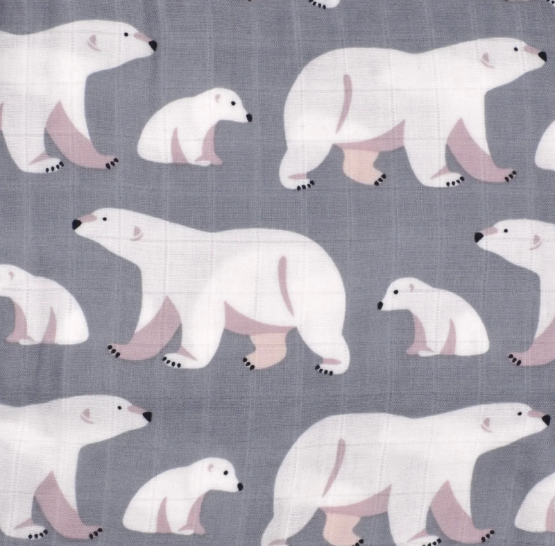 Cotton Bamboo Oversized Swaddle Blanket - Just Kidding Store