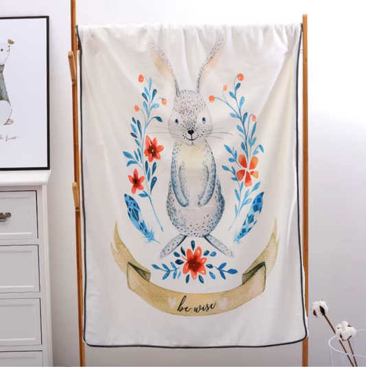 Luxuriously Soft Baby Kids Children Bunny Blanket - Just Kidding Store