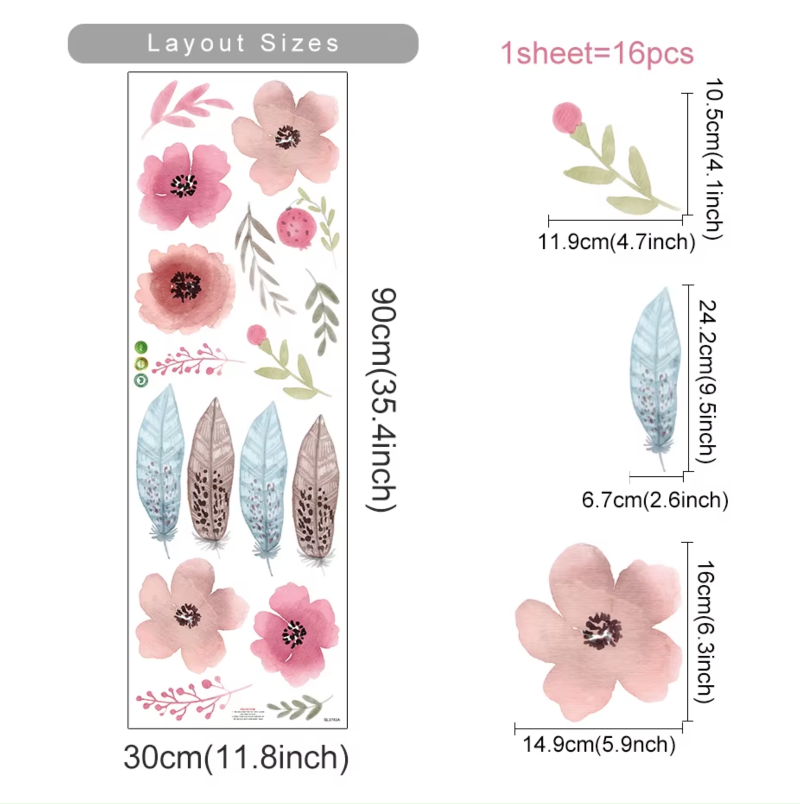 Spring Garden Wall Decals - Just Kidding Store