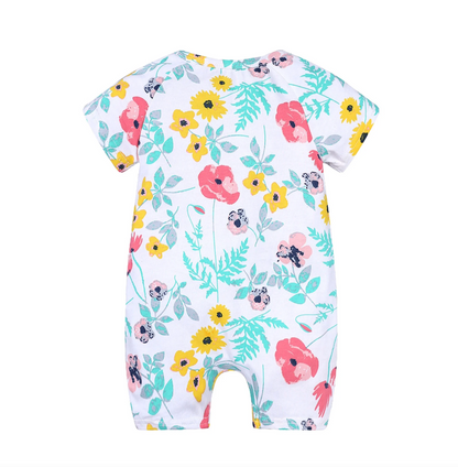 Spring Flowers Summer Romper - Just Kidding Store
