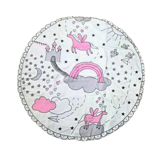 Rainbow Unicorn Play Mat