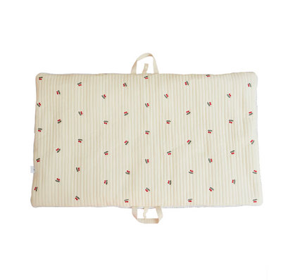 Embroidered Quilted Nap Mat