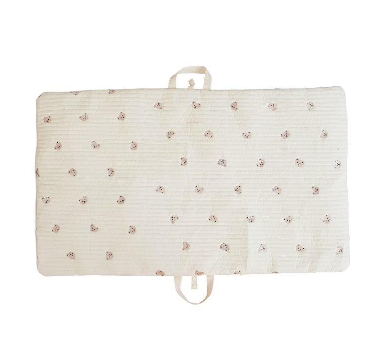 Embroidered Quilted Nap Mat