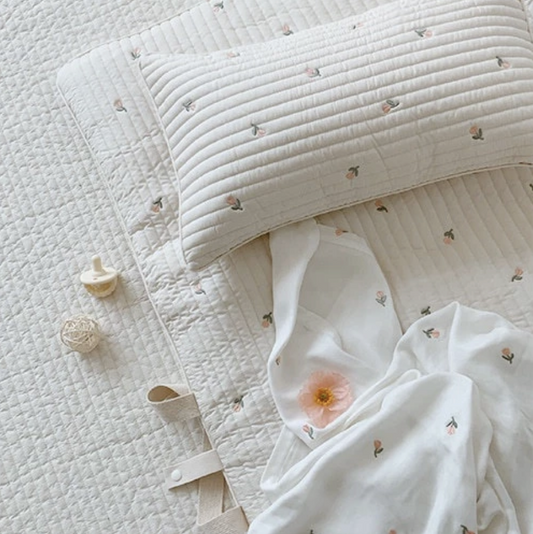 Embroidered Quilted Nap Mat