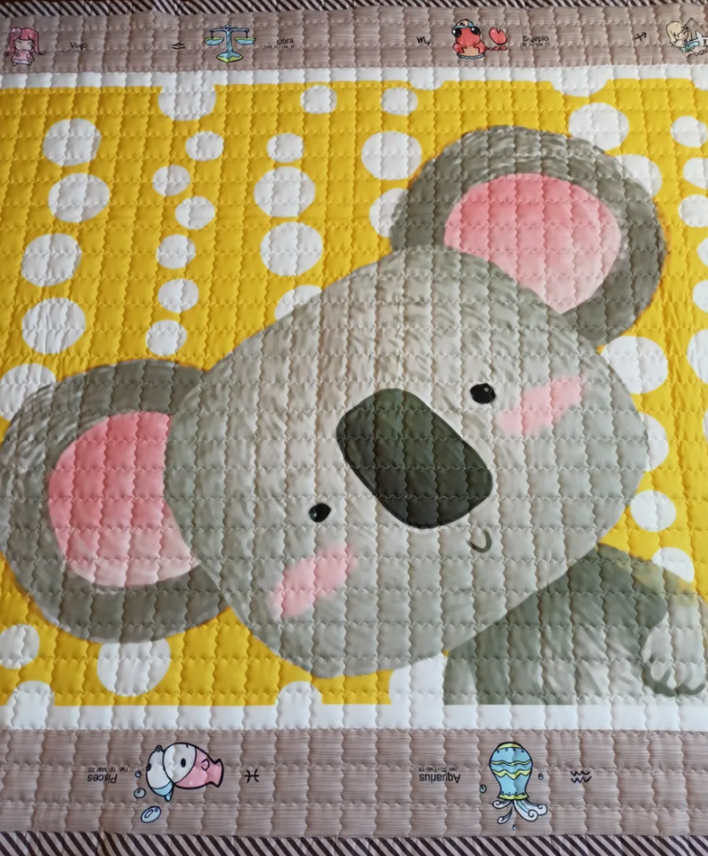 Koala - Nursery Playroom Baby Quilted Anti Skid Carpet - Just Kidding Store