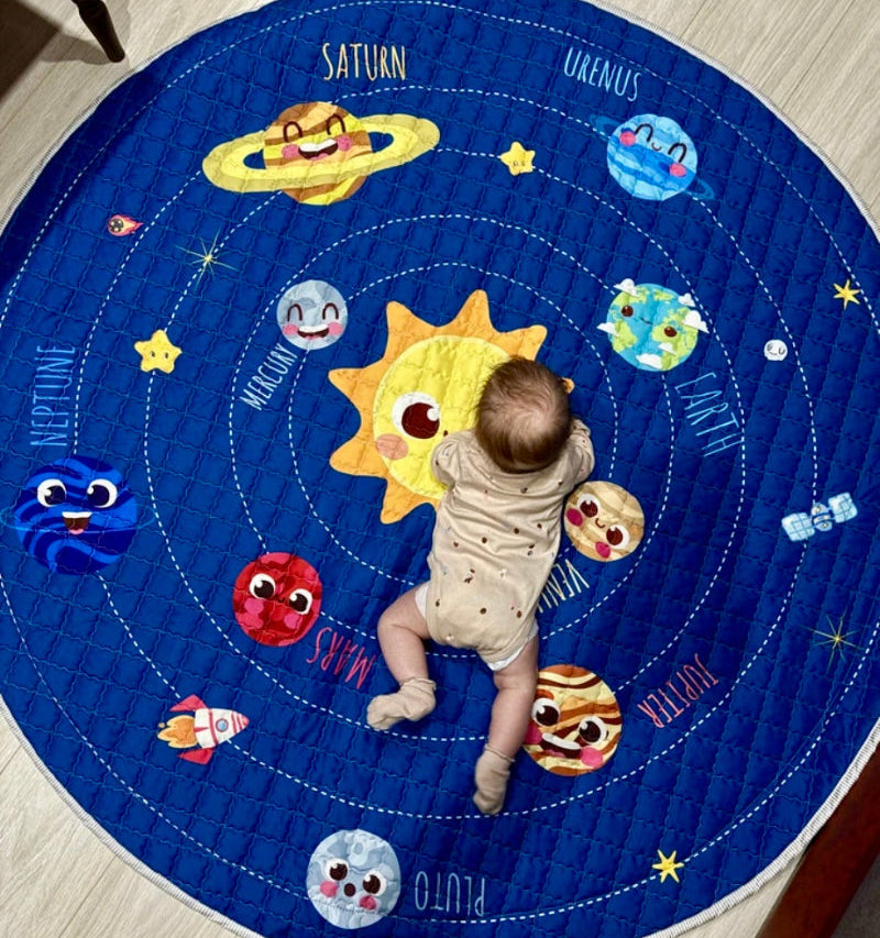 Activity Play Mat - Toy Storage Bag - Solar System - Just Kidding Store