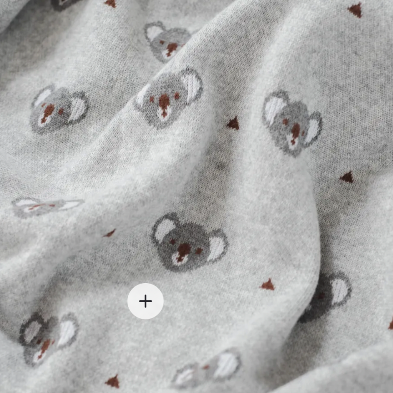 Little Koala Baby Children Cotton Knitted Blanket - Just Kidding Store