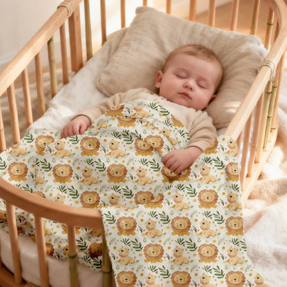 Cotton Bamboo Oversized Swaddle Blanket - Just Kidding Store