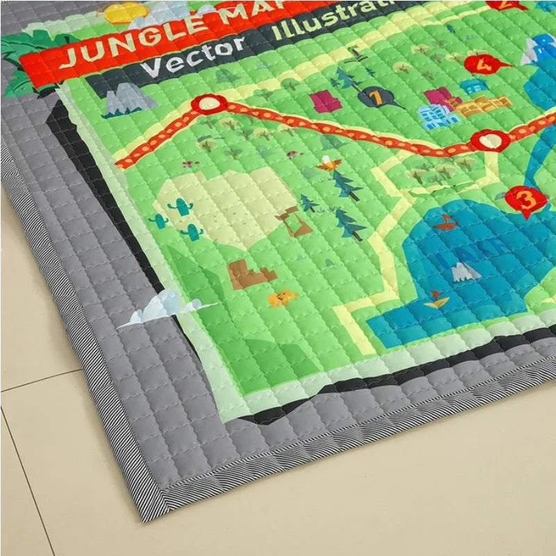 Oversized Play Mat - Quilted Anti Skid Carpet - Just Kidding Store