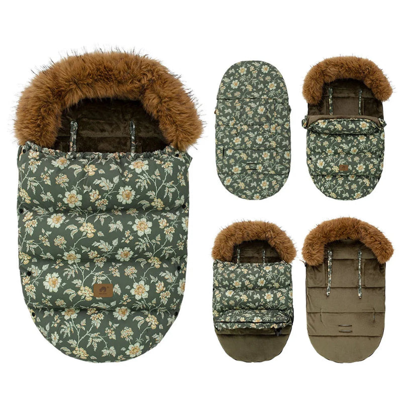 Winter Windproof Footmuff - Universal Pram Sleepsack 0-24M - Just Kidding Store