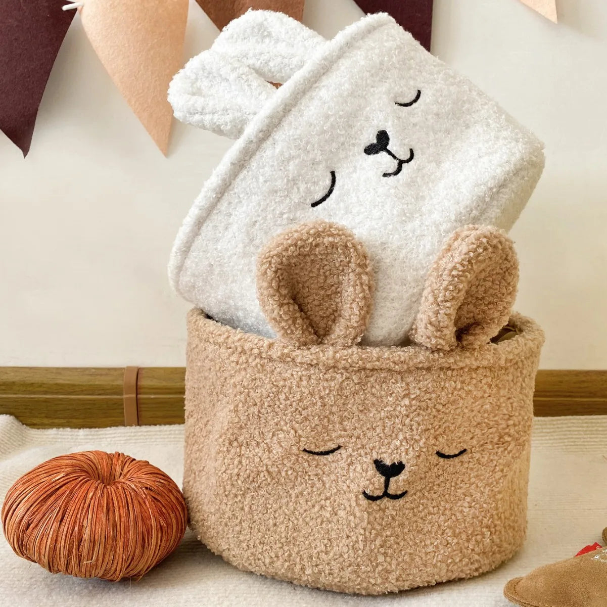 Fluffy Bunny Storage Basket - Just Kidding Store