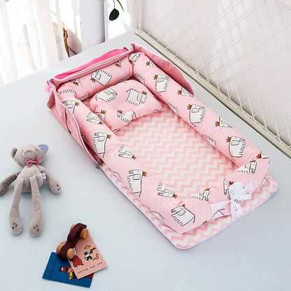 2-in-1 Portable Lounger - Carry Bag Baby Nest - Just Kidding Store