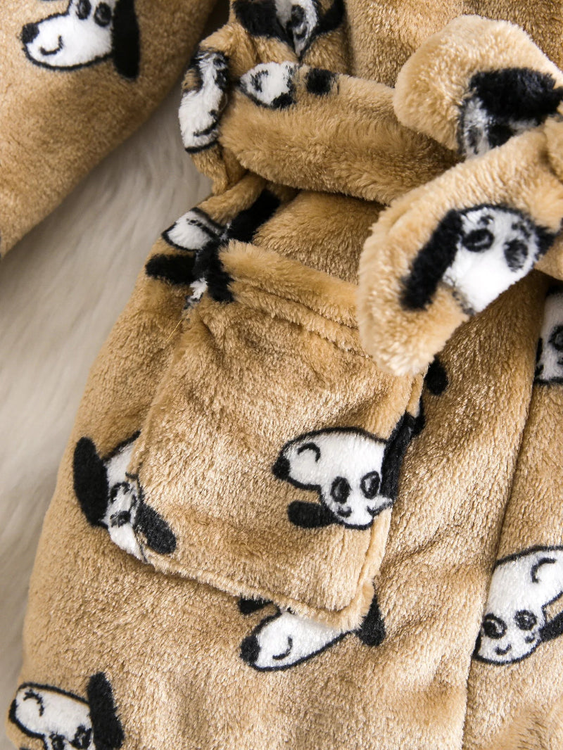 Doggy Plush Hooded Robe - Just Kidding Store