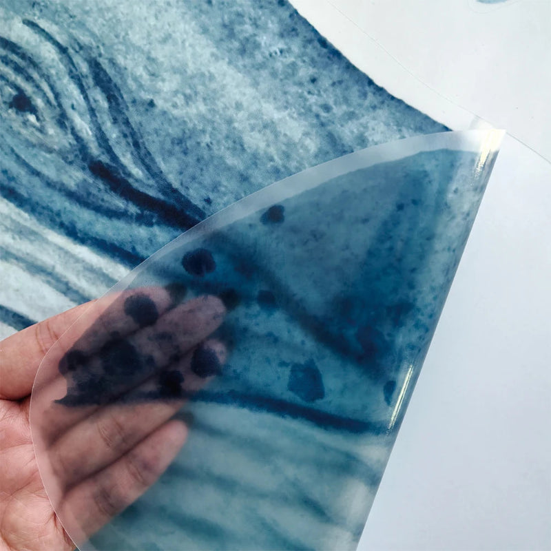 Large Watercolor Whale Wall Decal - Just Kidding Store