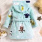 Safari Plush Hooded Robe - Just Kidding Store