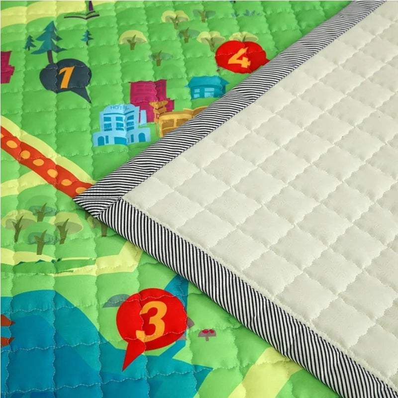 Oversized Play Mat - Quilted Anti Skid Carpet - Just Kidding Store