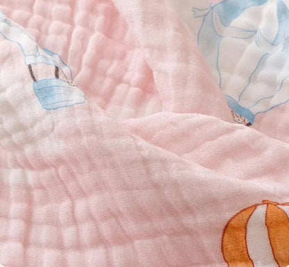 Pure Cotton Six Layer Muslin Blanket - Just Kidding Store
