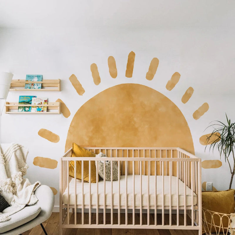 Golden Sunrise Fabric Wall Sticker - Just Kidding Store