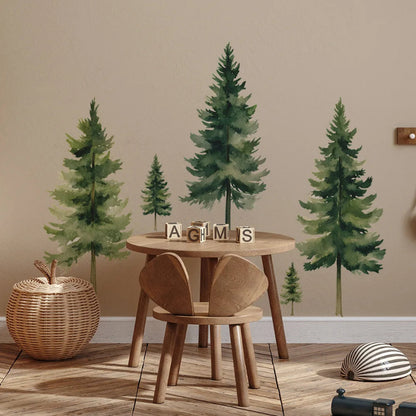 Evergreen Forest Wall Decals - Just Kidding Store