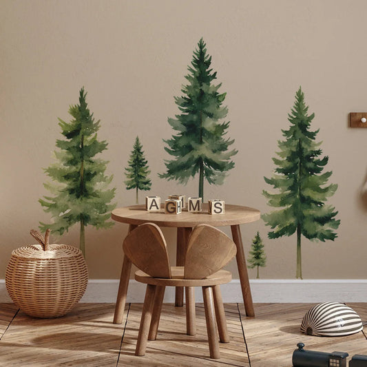 Evergreen Forest Wall Decals - Just Kidding Store