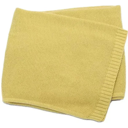 Personalized Name Cotton Knitted Blanket - Just Kidding Store