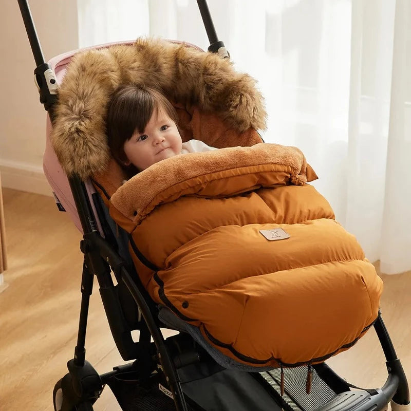 Winter Windproof Footmuff - Universal Pram Sleepsack 0-24M