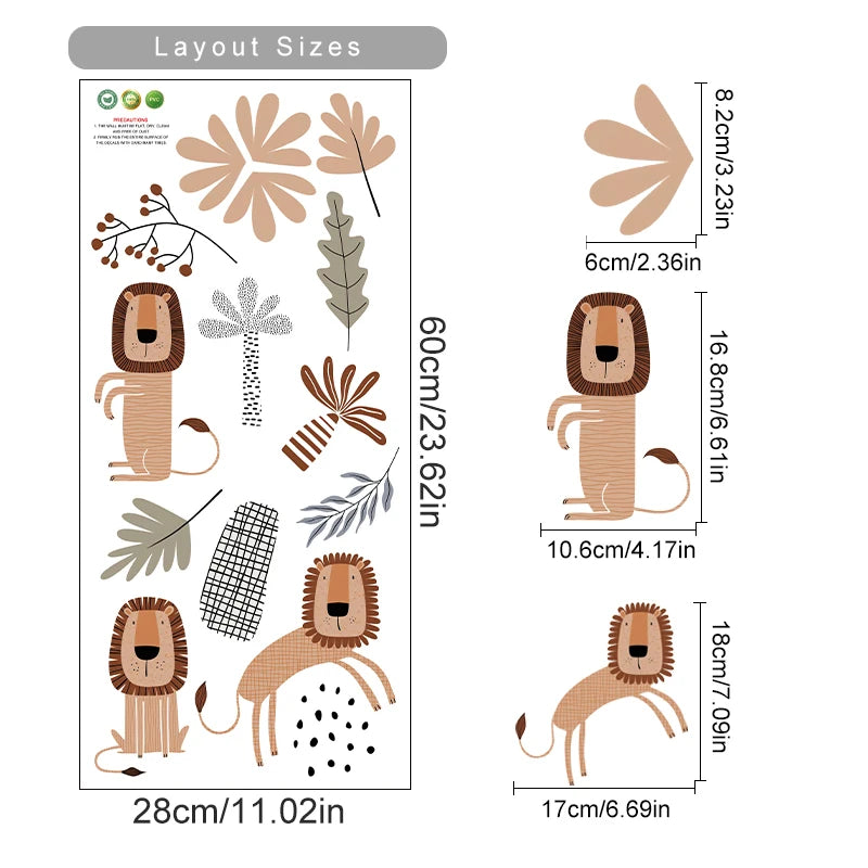 Little Lion Wall Decals