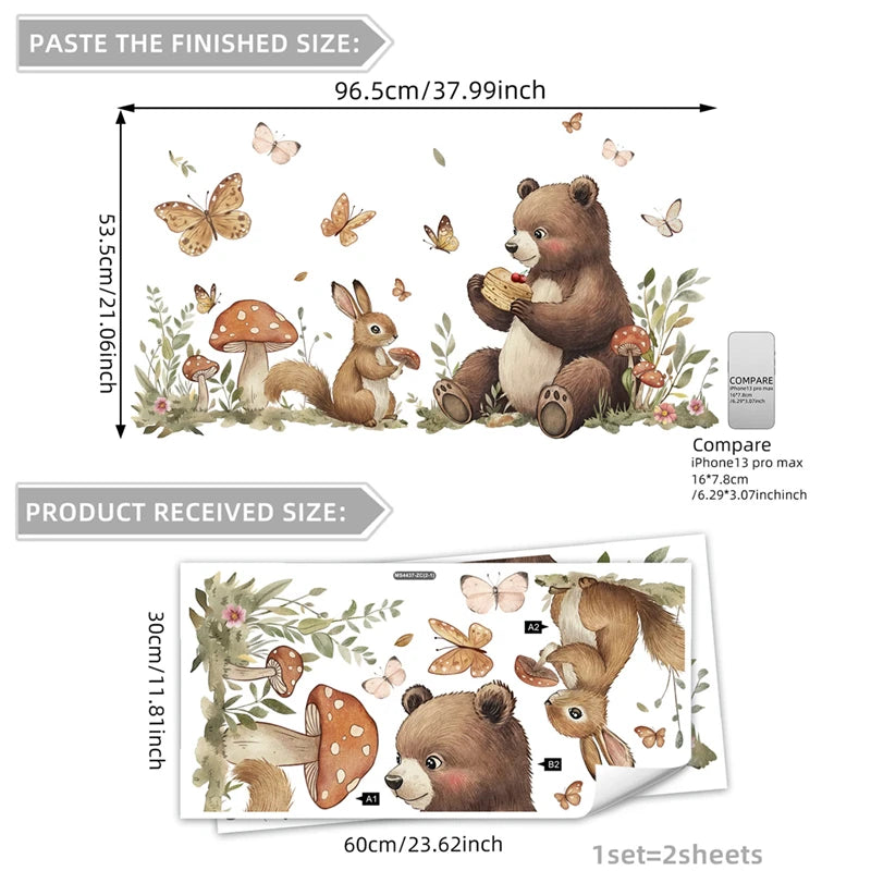 Tales of the Forest Nursery Wall Decal - Just Kidding Store