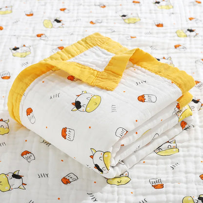 6 Layers Cotton Muslin Blanket - Just Kidding Store