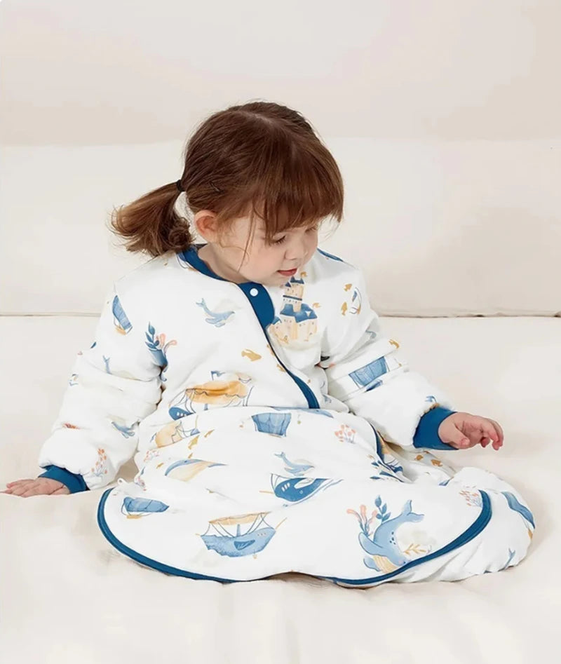 Thermostatic Sleeping Bag - Removable Sleeves Sleep Sack - Just Kidding Store