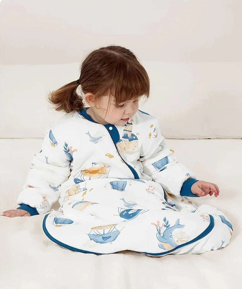 Thermostatic Sleeping Bag - Removable Sleeves Sleep Sack - Just Kidding Store