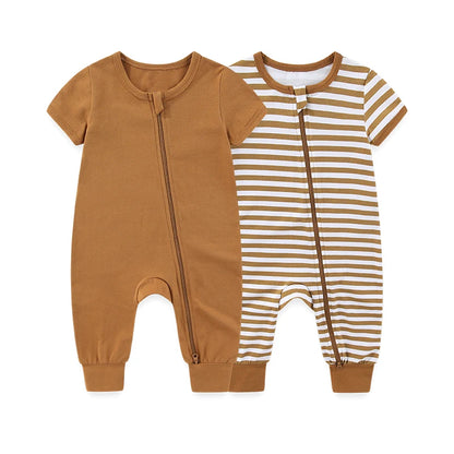 Summer Stripe Romper Set - Just Kidding Store