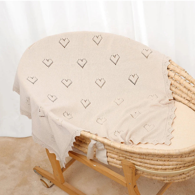 Sweet Hearts Cotton Blanket - Just Kidding Store