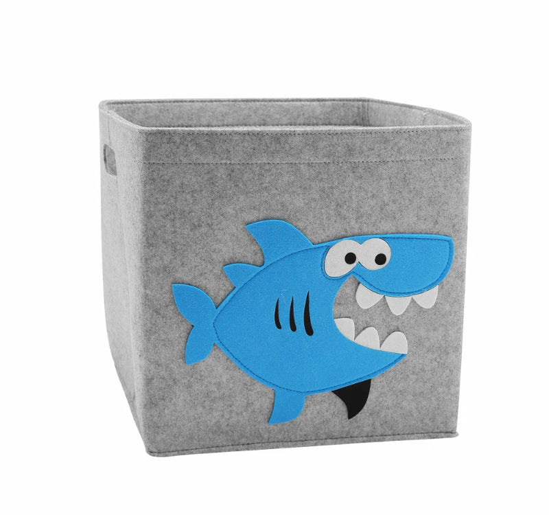 Felt Storage Box - Cube Toys Organizer - Just Kidding Store