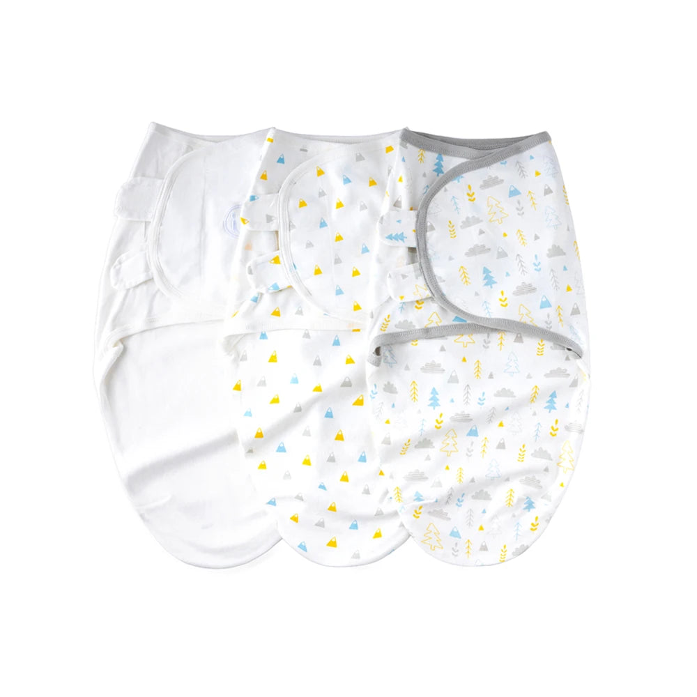 Easy Swaddle Wrap - Soft Baby Cocoon - Three Piece Set