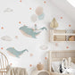 Cartoon Whale Balloon Wall Decals - Just Kidding Store