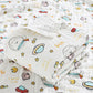 6 Layers Cotton Muslin Swaddle Blanket - Just Kidding Store