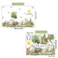 XL Wildlife Forest Landscape Nursery Childrens Wall Decal - Just Kidding Store
